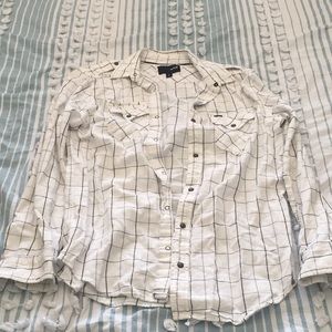 Long sleeve button down Hurley shirt